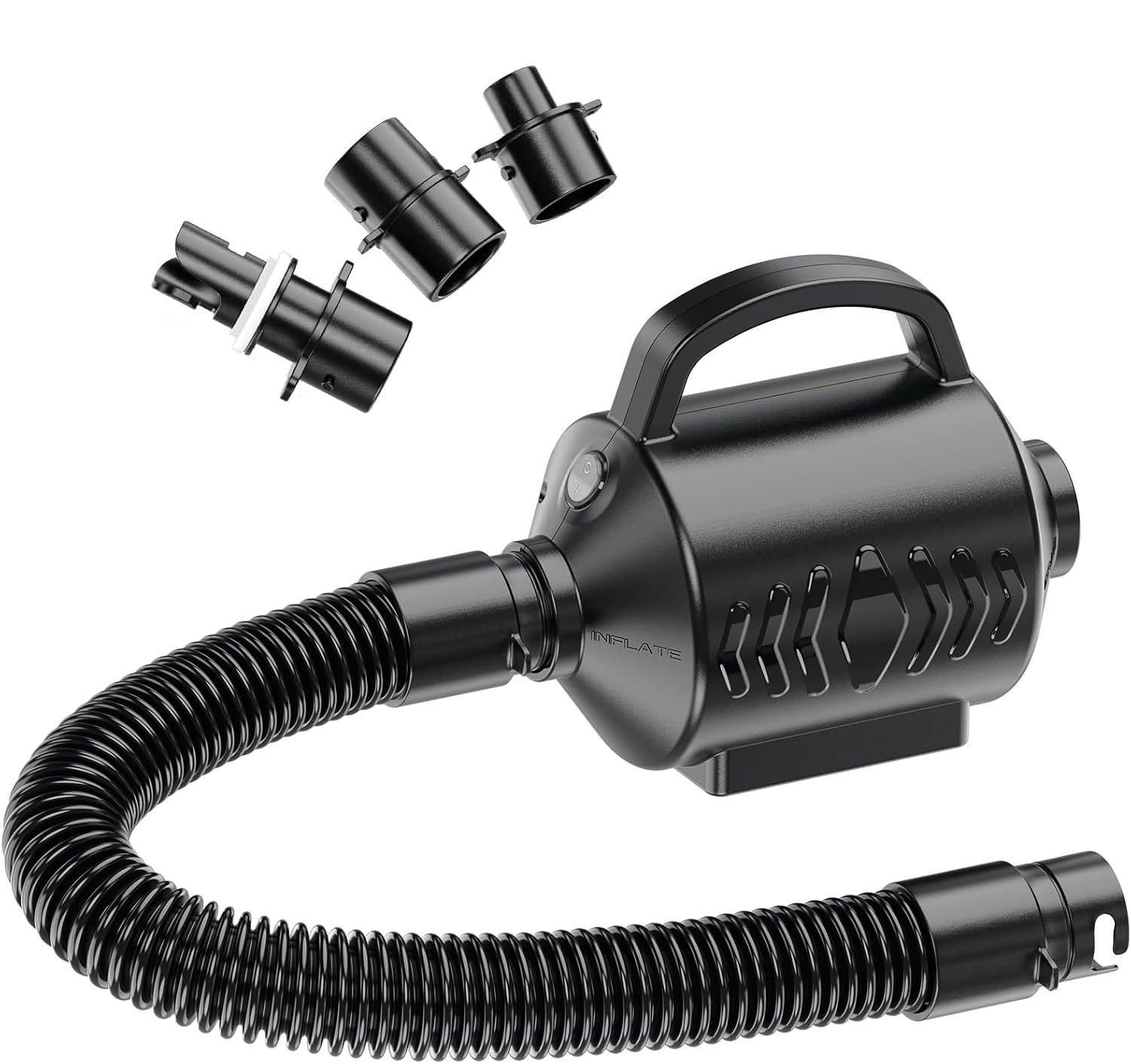 

Электрический воздушный насос для надувных игрушек для бассейна, насос для надувания и сдувания матрасов с быстрой накачкой для плавучего средства для бассейна 110-120 В (400W)