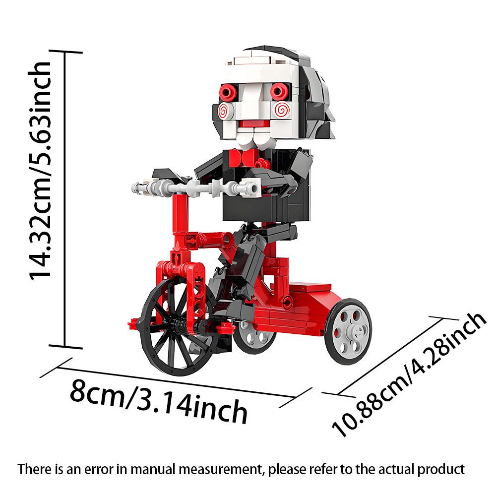 MOC Figure Film Horror BrickHeadz Ghosterbustered Saw Giocattoli Modello DIY Giocattoli da Costruzione Per Bambini Adulto Regalo di Halloween