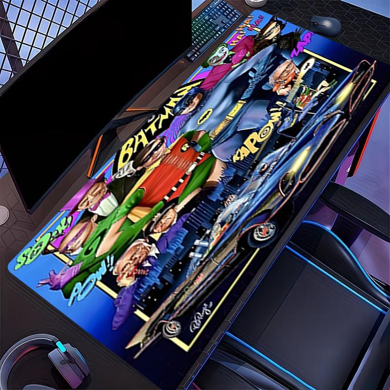 Batman Print Mouse Pad, for Keyboard Pad Laptop PC Mat for Office Home Use, Desk Decor, Perfect Birthday Gift for Gamers