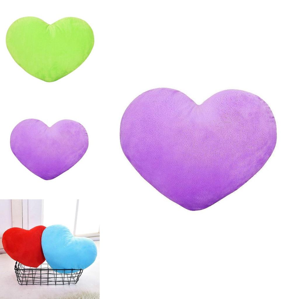 Soft And Cuddly Heart-shaped Plush Pillow For Teens And Adults