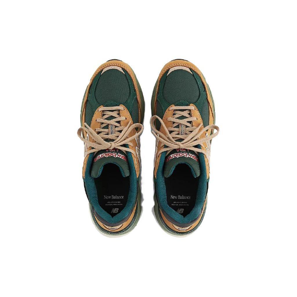 New Balance 990v3 Made in USA 'Tan Green' (Unisex) Tan / Green Running Shoes M990WG3