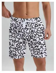 Men's Beach Shorts, Hawaiian Fashion, Summer Bathroom Shorts, Men's Beach Clothing