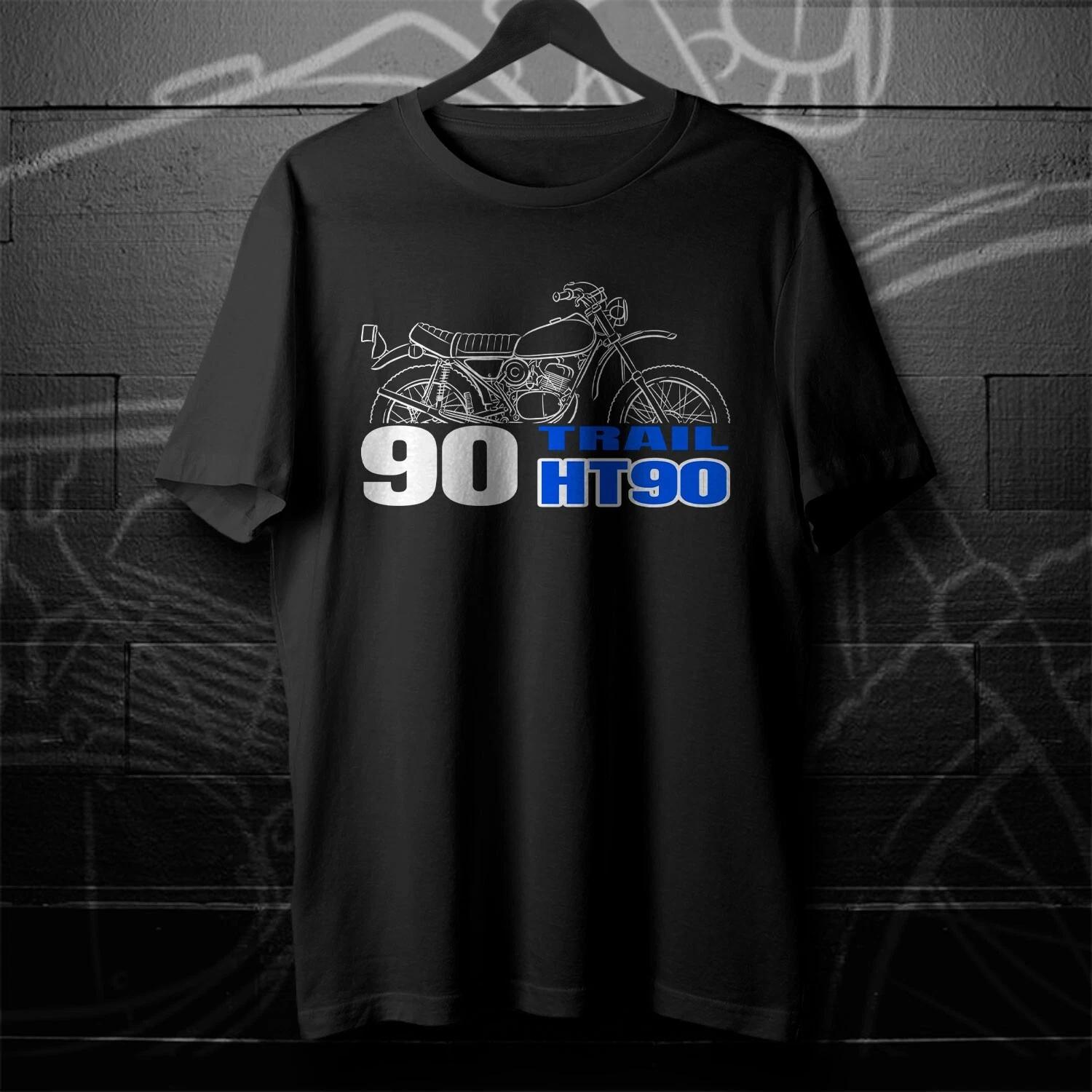For Yamaha HT90 Trail 1971 fans - Motorcycle T-Shirt S