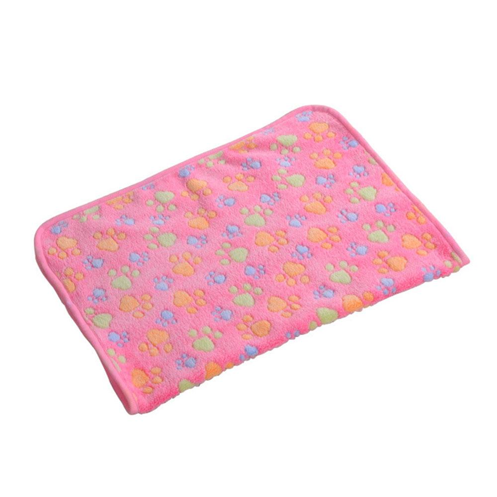 Soft and Fluffy Light Thin Pet Blanket Cute Cartoon Pattern Dog Bed Mat Warm and Comfortable Bed Blanket for Cats Pet Supplies
