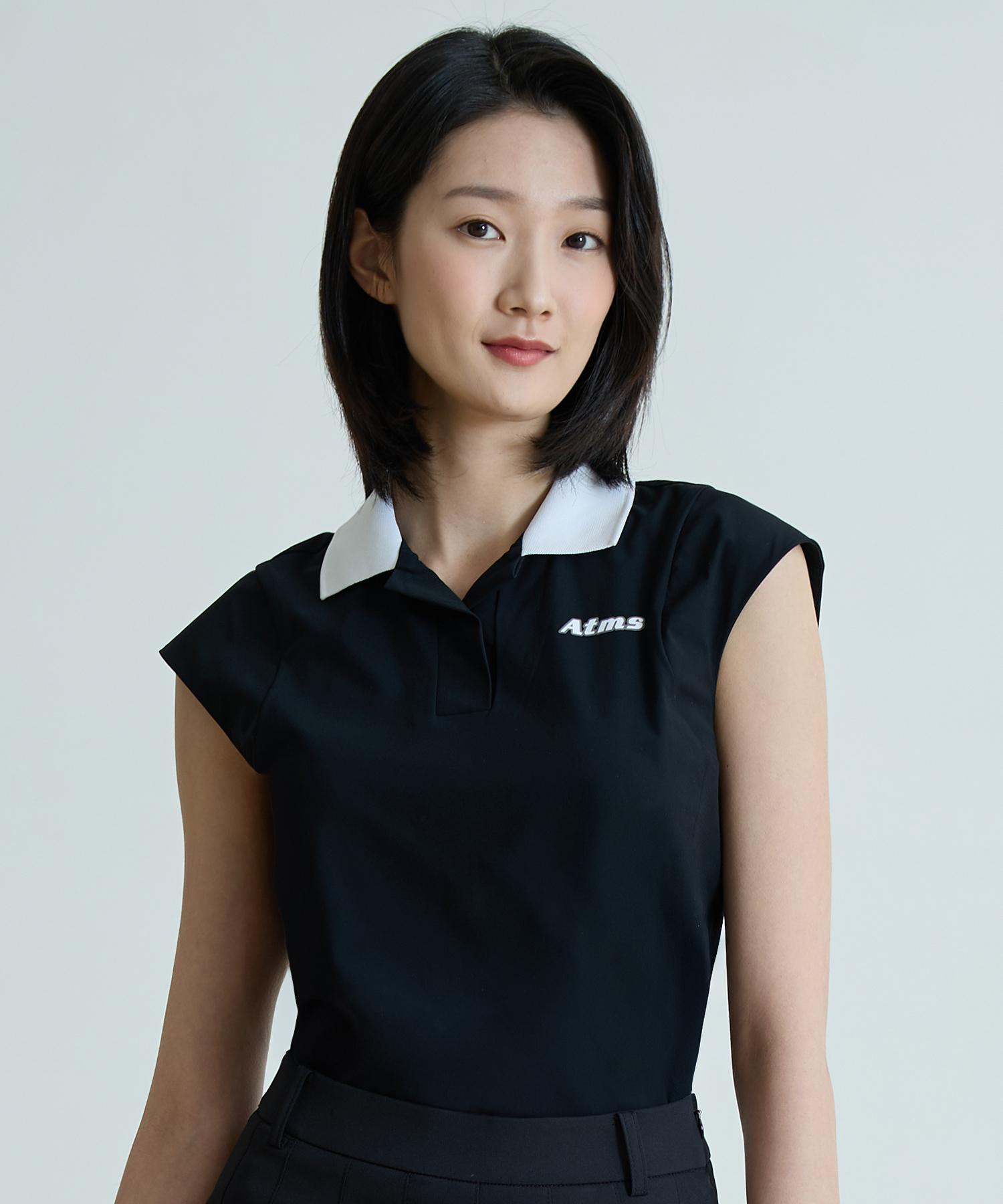 Antomas Cooling Tricot Cap Sleeve T-Shirt Women S - Black S