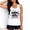 Colorful butterfly Print Women Tank Top Sleeveless Casual Summer New Crew Neck Tops for Women Clothes
