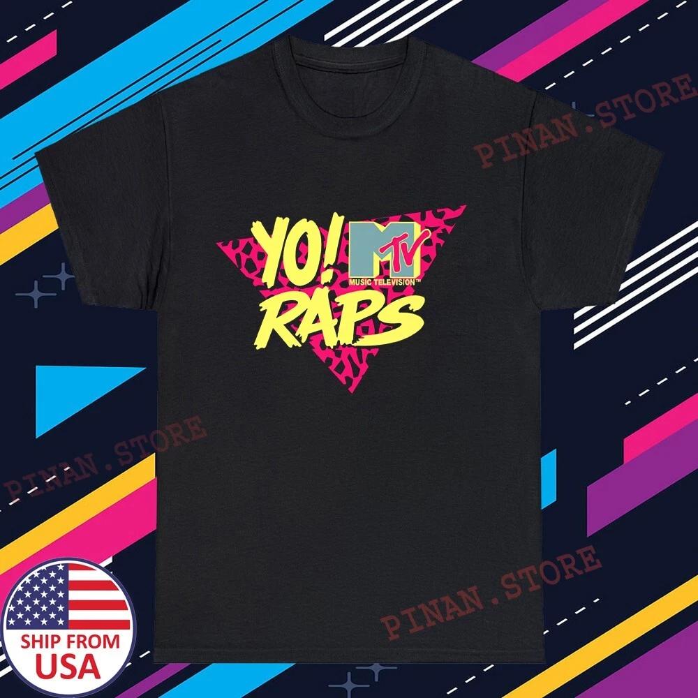 Yo! MTV Raps Classic TV Show Men s Black Size S-5XL 3XL