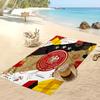 Germany Football Print Beach Towel Quick Dry Super Absorbent Soft Bath Towel for Swimming Beach Travel Fan Souvenir Gift