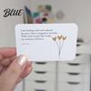 Stress-relieving Poetry 1 Set Pocket Poem Card with Storage Bag Stress Anxiety Relief Positive Relaxation Life Emotion Support Affirmation Kit