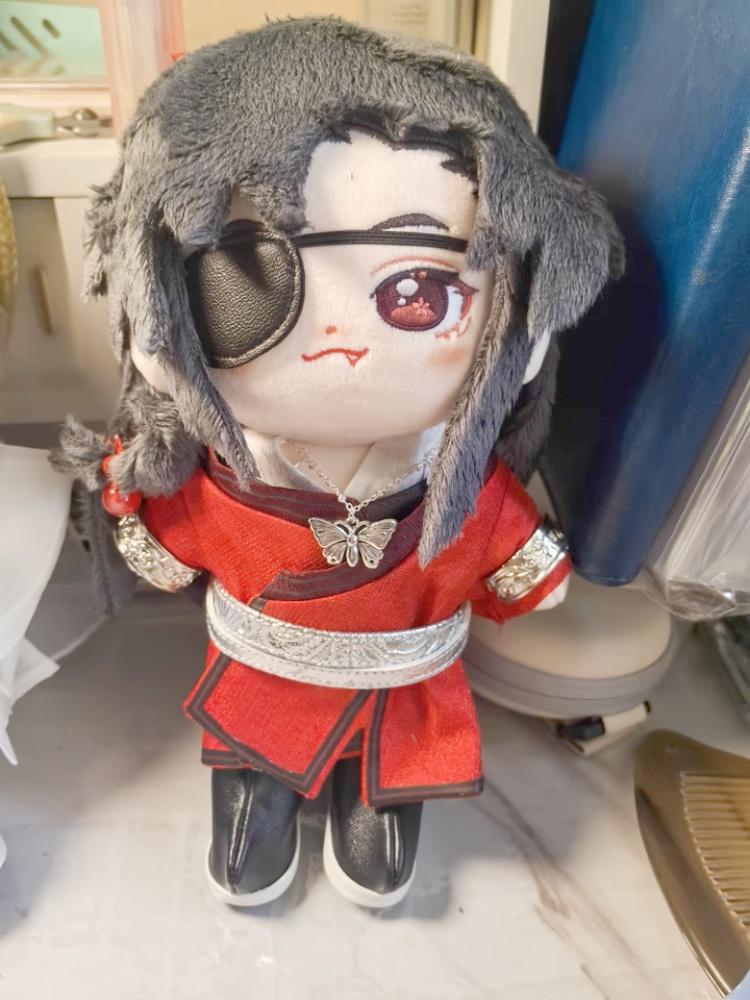 Anime Tian Guan Ci Fu Xie Lian Bambola di Peluche TGCF Giocattolo di Peluche Peluche Benedizione dell'Ufficiale Celeste Cambia Abito Giocattolo Vestire 20cm