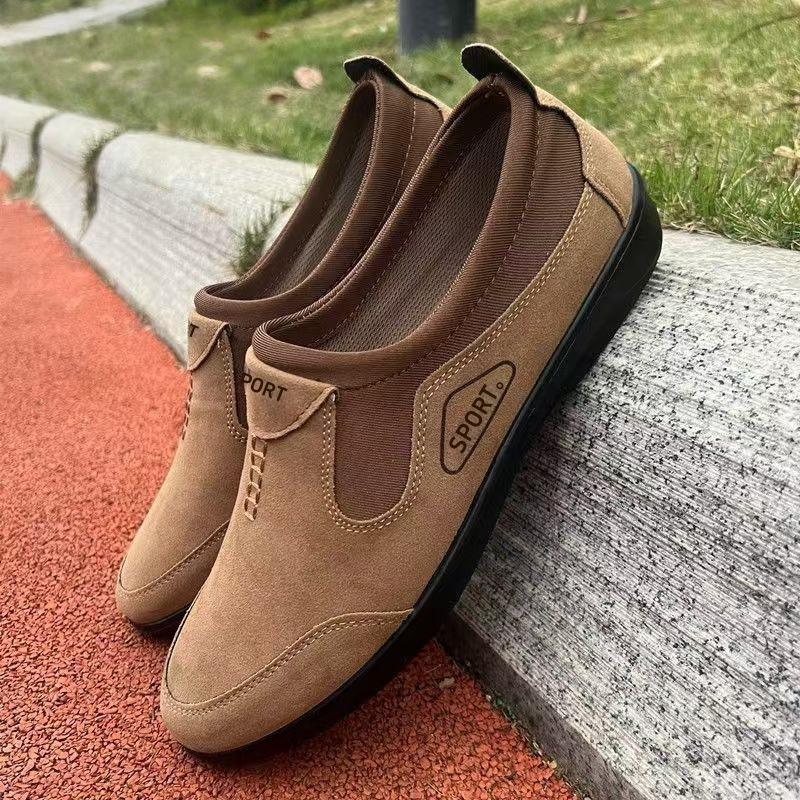 Autumn new Doudou shoes men's soft-soled lightweight lazy shoes fashionable versatile driving shoes