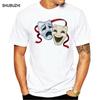 Drama Comedy Tragedy Masks Theater WomenS Novelty TShirt Funny Tee Shirt