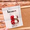 2pcs Cute Mushroom Wool Children's Duck Bill Clip Korean Girls Bangs Headgear Hairpin Headwear Girls Kids Hair Accessories