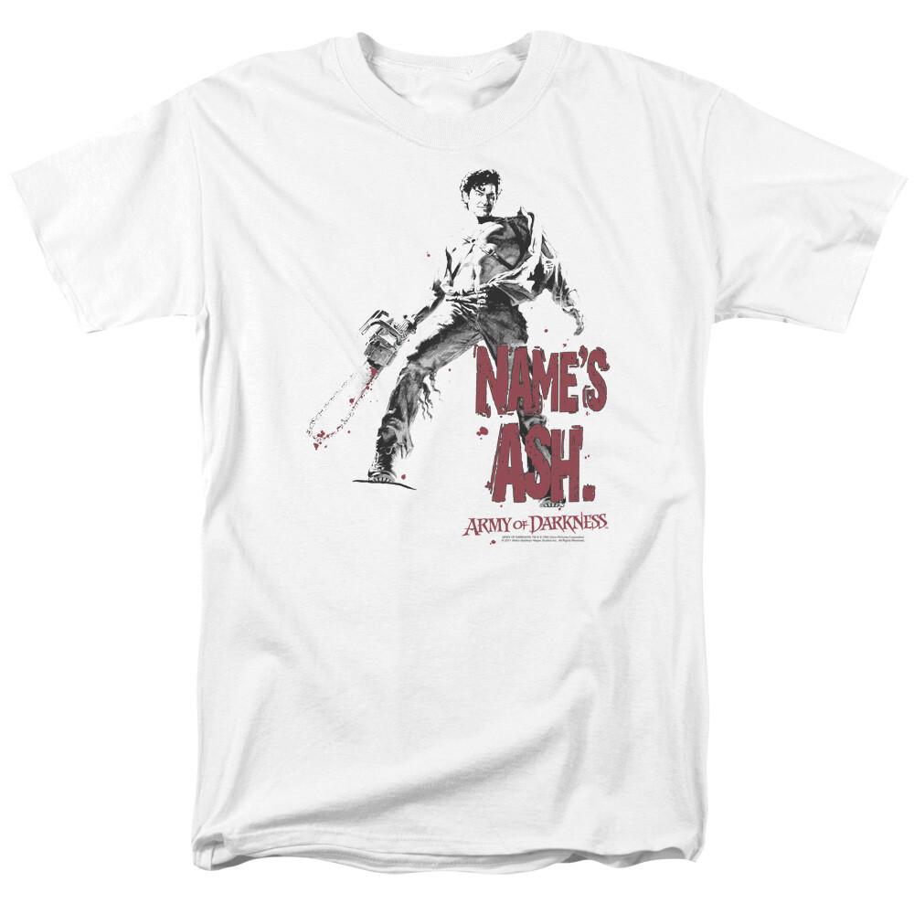 Army Of Darkness Name Ash T-Shirt to 5X XXXL