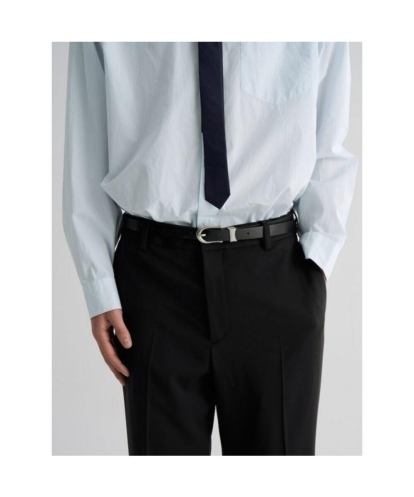8seconds [Everyday Slacks] Semi-Wide Fit Spring Slacks Black