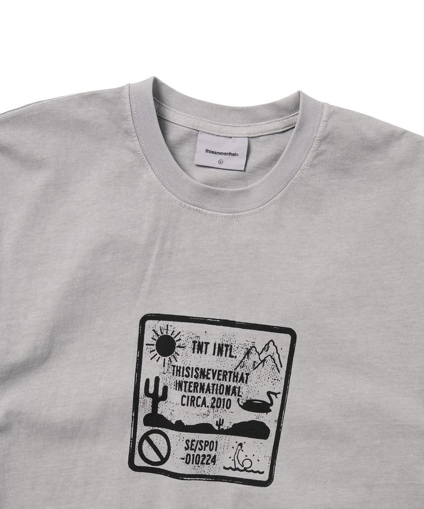 THISISNEVERTHAT Caution Sign Tee Gray