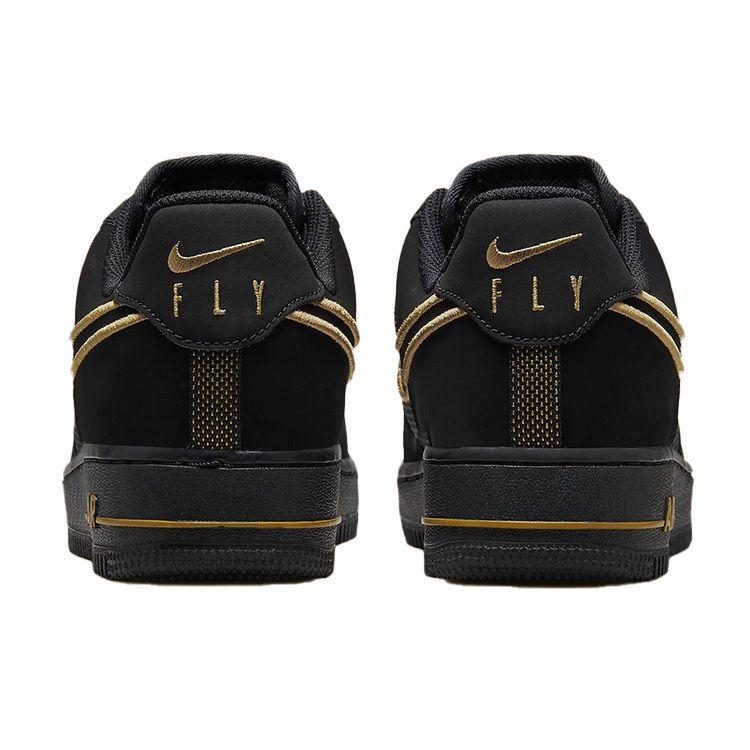 Nike Air Force 1 Low Legendary Women Sneakers Black Metallic-Gold DM8077-001
