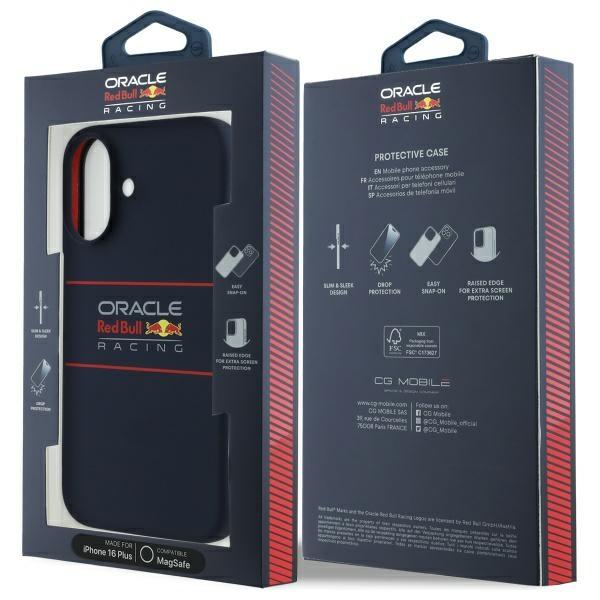 Red Bull Rbhmp16M24Sihsrv Iphone 16 Plus 6.7 Hardcase Granatowy/Navy Silicone Horizontal Logo Magsafe