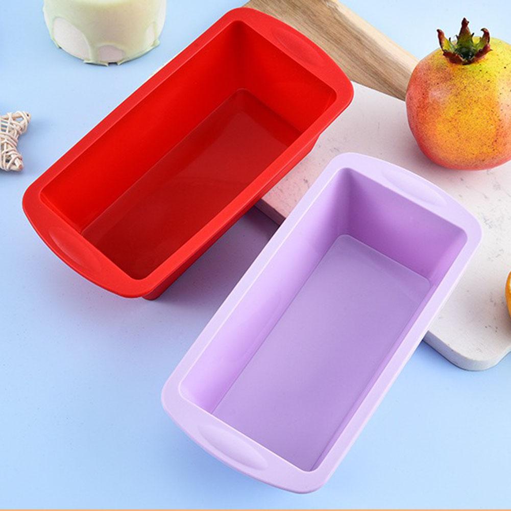 Flexible Silicone Mini Loaf Pan for Rectangle Cake Pans and Bread Toast Kitchen