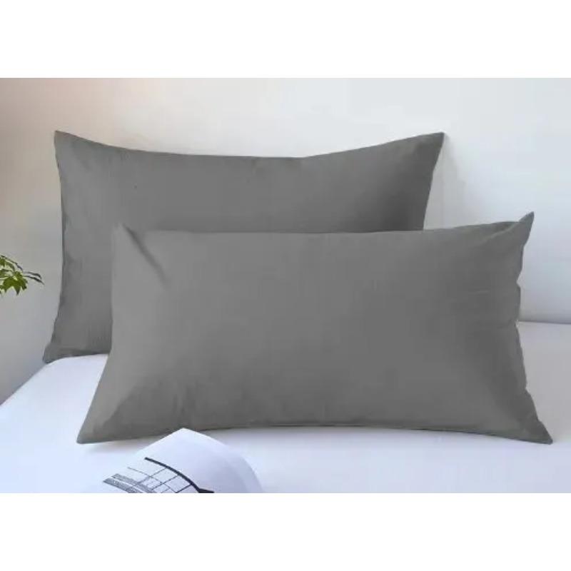 2pcs Brushed Pillowcase, Soft Breathable Pillowcase, Premium Quality Pillow Covers For Bedroom Sofa Home Decor, Without Pillow
