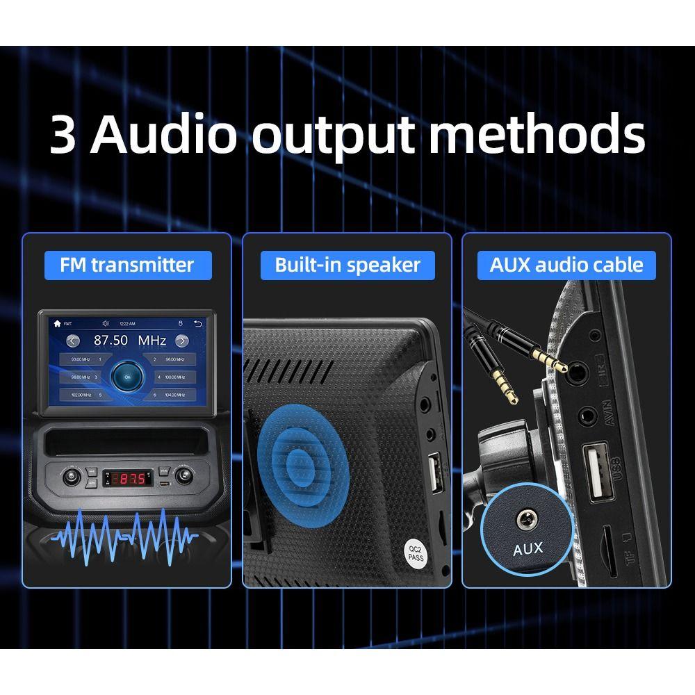 7 Inch Car Mp5 Portable Multimedia Video Player Wireless Carplay Android Auto Bluetooth FM Touch Screen