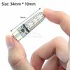 2X T10 W5W 5050 6SMD RGB LED Bulb Car Atmosphere Clearance Lamp for Door Reading Dome Interior Lighting with Remote Control 12V Dome Lights 6