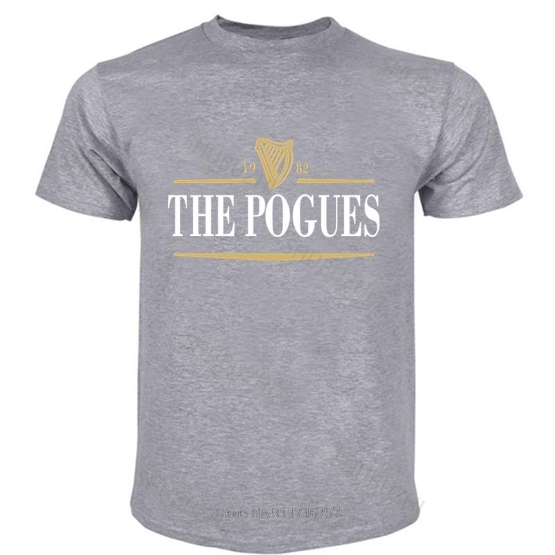 Summer Unisexs tshirt Unisex black tshirt The Pogues T Shirt Irish Punk Rock Anarchy cotton tshirt unisex tshirt teenagers cool tops
