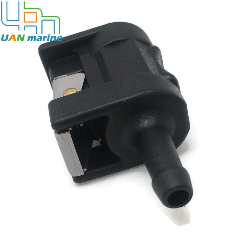 6Y1-24305 Fuel Line Connector for Yamaha 6mm 6-90 HP Outboard Motor 6Y1-24305-01 6Y1-24305-03 6YL-24305-00