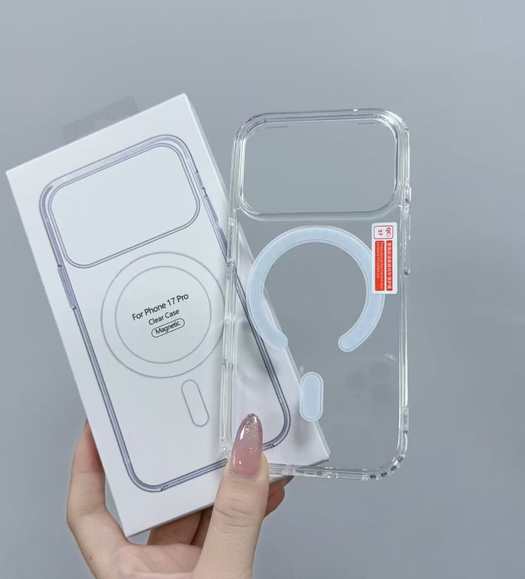 

Transparent Magsafe Magnetic Phone Case for iPhone 17 17 Air 17Pro 17 Pro Max Shockproof Wireless Charging Cover For iPhone 17