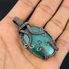 Green Monalisa Pendant, 999 Copper Wire Wrapped Pendant Handmade Gemstone Jewelry, Gifts For Wife Brand New Pendant