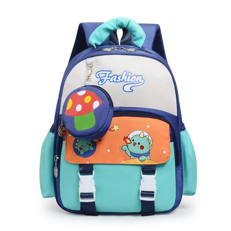 New kindergarten cartoon backpack high value cute children's backpack girls ultra light shoulder pads small and medium class school bag