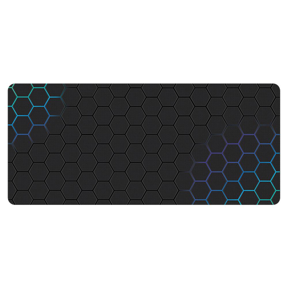 300x800x3mm Honeycomb Pattern Gaming Mouse Pad Rubber Anti-skid Desktop Mat