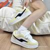 Light Yellow Color Matching Bread Shoes for Women 2 Spring New Trendy Student Versatile Casual Sports Board Shoes for Women