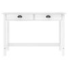 VidaXL Table console Hill avec 2 tiroirs 110x45x74 cm Bois pin massif 288992