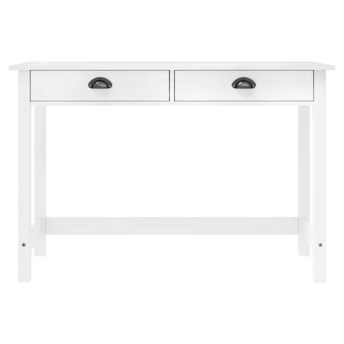 VidaXL Table console Hill avec 2 tiroirs 110x45x74 cm Bois pin massif 288992