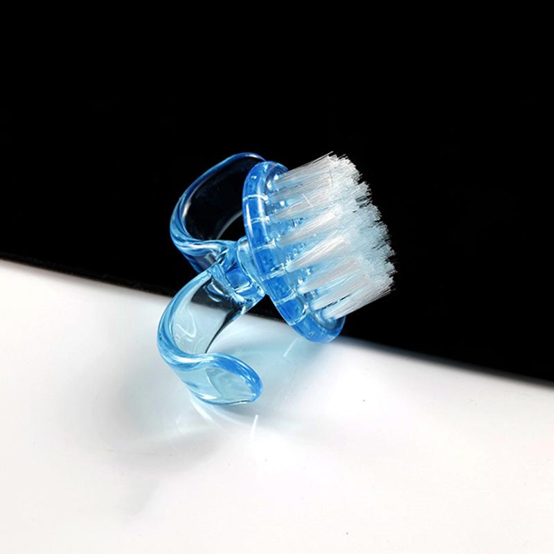 Pędzelek do paznokci Pędzelek do czyszczenia pyłku Manicure Pedicure Usuwanie pyłu Pędzelek do pielęgnacji palców Narzędzie do zdobienia paznokci żelem UV Pędzel do makijażu Szorowanie Salon