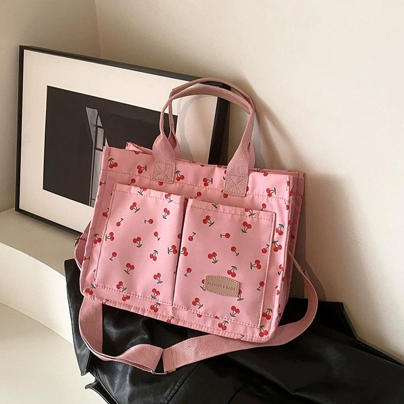 Large Capacity Printed Handbag – Trendy Women’s Shoulder & Crossbody Organizer Storage Bag for Travel