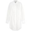 Casual Commuter Simple Embroidered Long Sleeve Dress Women Dresses Milk-White J222857