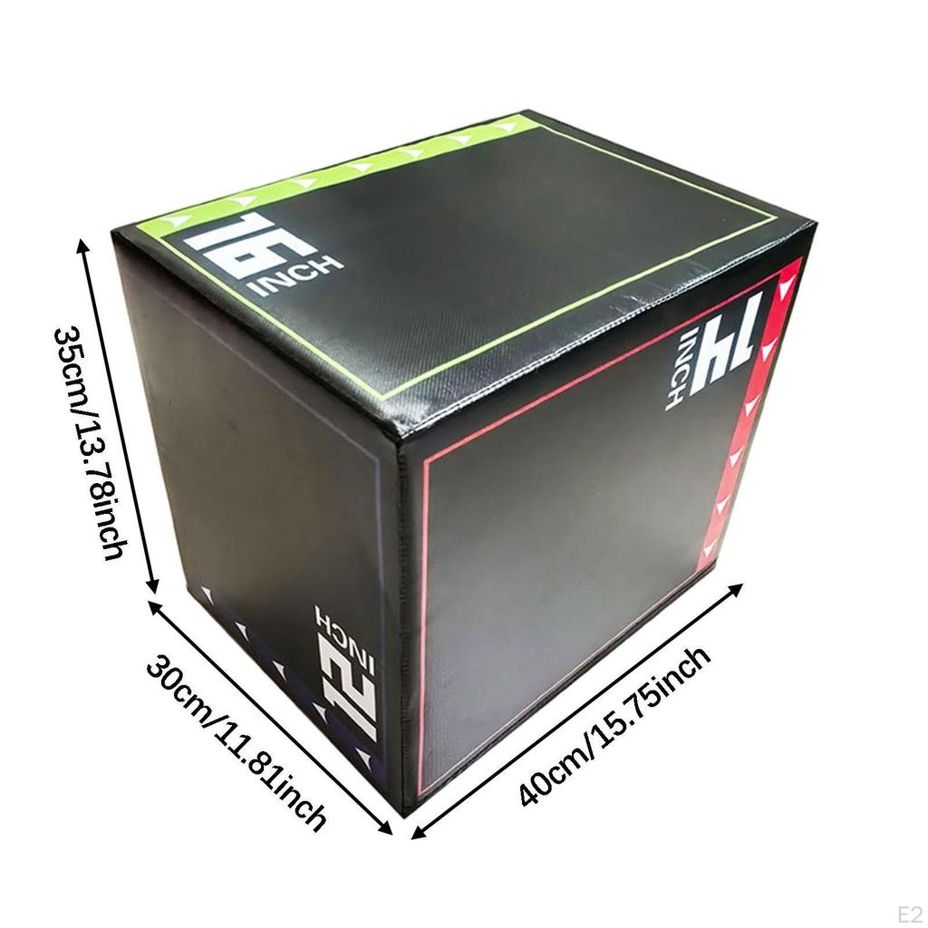 3 In 1 Plyometric Jumping Box Exercise Equipment Agility Strength Training for Fitness