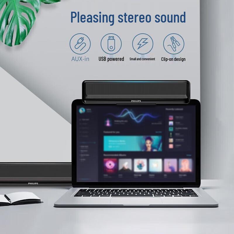 Philips SPA2100 Bluetooth Multimedia Desktop Speaker