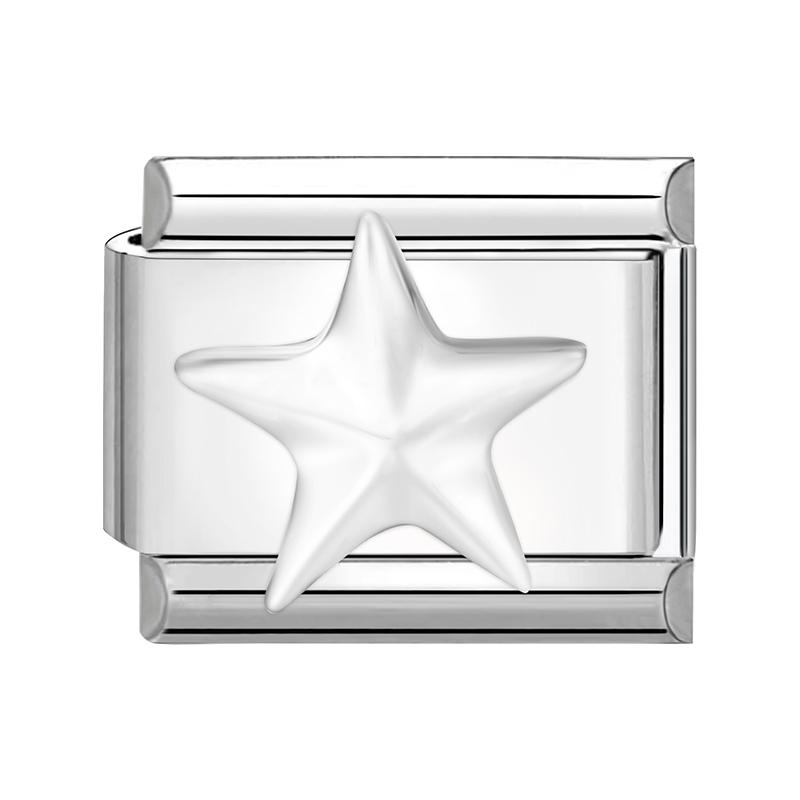 Y2K Heart Bow Knot Star Moon Butterfly Zircon Daisy Cross Italian Charm Links Fit 9mm Stainless Steel Bracelet DIY Making Gifts