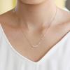 Official Pink Gold Silver Necklace 151744121024 [CANAL 4℃]