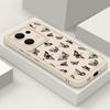 Fashion Black Butterfly Pattern Case For Xiaomi 13T 11T Pro Poco F6 X6 Redmi Note 13 12 11 Pro 10 Frosted Shockproof Soft Silicone Phone Cover