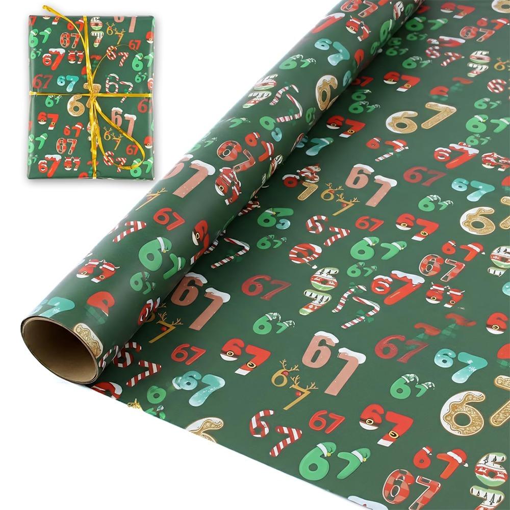 Santa Claus Present Box Packing Snowman Gift Box Paper Christmas Wrapping Paper  Xmas Ornament