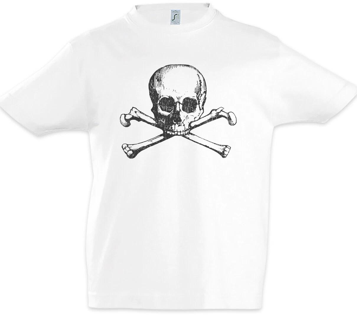 Skull & Crossbones II Kids Boys Skull and Crossbones T-Shirt- 100