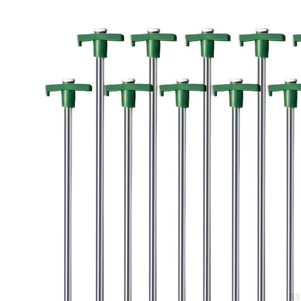 10er-Pack Erdnägel für Zelte, Metall-Überdachungsanker, Zoll-Installation für den Außenbereich