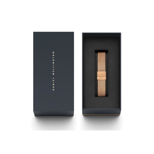 Daniel Wellington [Official Shop/Gift Box Included/Authentic Imported] Daniel Wellington DW Replacement Band/Strap for Petite 14mm Melrose RG Watch (C