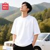 Miniso Men's Heavyweight Waffle Knit Crew Neck T-Shirt