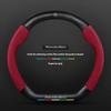 NGH2  C200 E200 New For Mercedes Benz Car Suede Carbon fiber Anti-slip Steering Wheel Cover For Mercedes-Benz A B C E V R-Class C43 CL