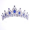 Bridal Headwear Green-Colour Women's Fashion Party Crown Girl Performance Tiaras